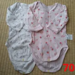 ユニクロ ボディスーツ 70cm