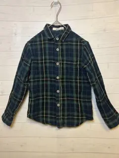 キッズ　子ども服　長袖シャツ　ネルシャツ　120㎝　MPS