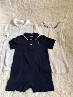 ☘️ラルフローレン//Ralph Lauren☘️ ロンパース 3点セット70-80