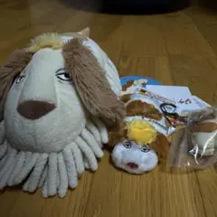 ジブリパーク限定　ヒン　ゼンマイ式　マスコット　がんばれヒンモップ 3点セット 新品 ジブリパーク 限定 ヒン マスコット メタル置物 キーホルダー