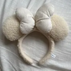 ミニーマウス カチューシャ 白 ホワイト