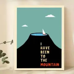 ポスター　インテリア　アート　山　アウトドア　インテリア　カフェ　リビング　A3