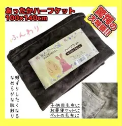 超特価☆あったかフランネルハーフケット☆100×140cm