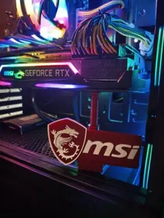 MSI風 GPU サポートスライダー 可動式 スタンド