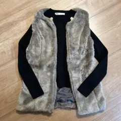 毛皮ベスト ファーコート