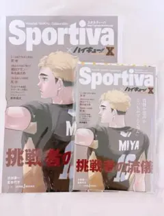 ハイキュー スポルティー 10巻 ビジュアルボード 小説 宮侑セットコミックス