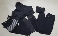 Nike トレーニングウェアセット ブラック　Mサイズ