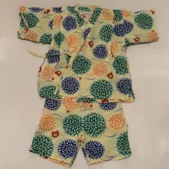ホットビスケッツ 甚平 100サイズ 花火柄 ミキハウス 夏祭り ベビー キッズ