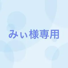 【23番目対応】みぃ様専用