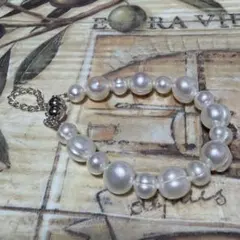 バロックパール　ブレスレット　大粒　未使用