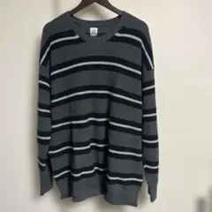GAP ボーダー柄 ニットセーター XL