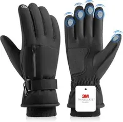 スキーグローブ 3M アウトドア防風防寒手袋 Mサイズ