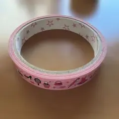 セロハンテープ ピンク ガーリー柄のサムネイル