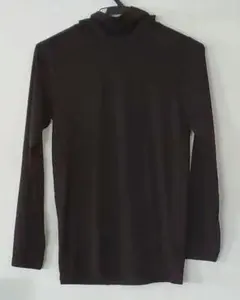 m*i様 GU ブラック 長袖タートル　warm 150