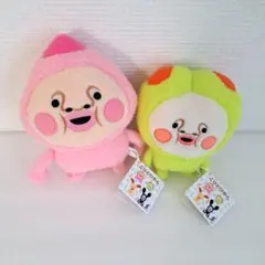 こびとづかん 羊毛フェルト風 ぬいぐるみ　カクレモモジリ スモモノウチ