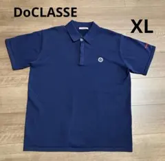 DoCLASSE メンズ　ポロシャツ　ゴルフウェア　ネイビー　サイズXLのサムネイル