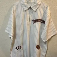 YOUNGER SING ストライプ 半袖シャツ