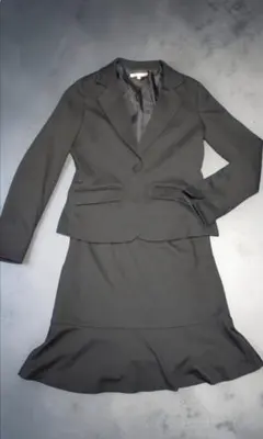 luity ブラックスーツ 2点セット M