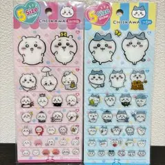 【正規品】韓国限定 ちいかわ 5サイズステッカー　2枚セット