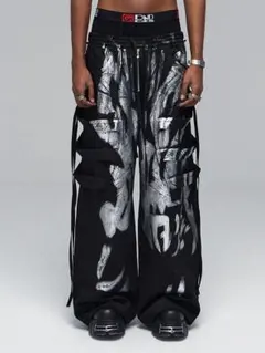 KUSIKOHC RIDER FAUX LEATHER PANTS訳アリ - メルカリ
