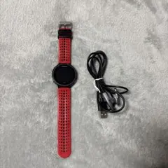 Garmin スマートウォッチ 本体 レッド/ブラック
