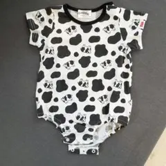 チロルチョコ 牛柄ロンパース 70 半袖