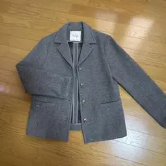 マドモアゼルノンノン　ショートコート　グレー　説明文お読みください