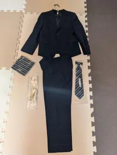 J PRESS　ネイビー チェック柄 スーツ 5点セット　120サイズ