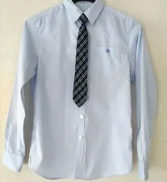 COMME CA ANGEL 長袖シャツ ネクタイセット 150A 水色