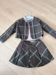 ビーミングバイビームス♡フォーマルセットアップ♡美品♡チェック柄　キッズ