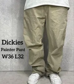 ディッキーズ　ペインターパンツ　ベージュ　ワーク　W36 L32