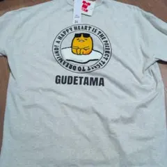 ぐでたまBigTシャツ　淡灰　3L SANグデタマサガラT