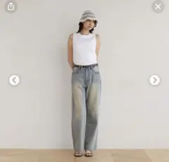 【美品】SeaRoomlynn オールドコットFitタンクトップ　ホワイト Sのサムネイル