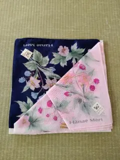 ハナエ・モリ　ハンカチ　2枚　セット　新品、未使用品