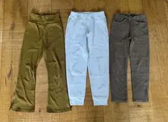 ooju UNIQLO muji キッズ130ボトム3点セット