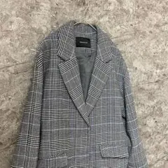 【SIMPLICITE 】シンプリシテェ チェック柄チェスターコート