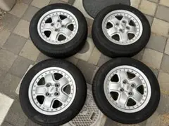 美品』 トヨタ セルシオ 純正OP メッキ ホイール 215/60R16 溝多