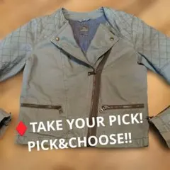 【♥ー】レディース・ジーンズジャケット〜etc…選び放題‼️