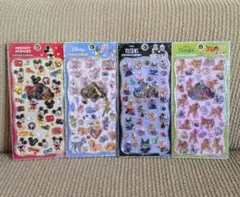 プチドロップステッカー　4種　ディズニー