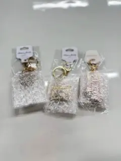 ミニバッグチャーム3点セット キーホルダー