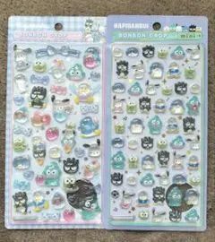 はぴだんぶい　ボンボンドロップシール　第1弾ミニ　第2弾