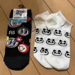 エンジェルブルーとパンダのソックス新品のサムネイル