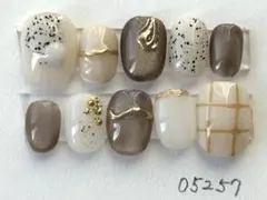 ◉メルカリ便◉ニュアンスネイルチップ　ベリーショート　マグネット