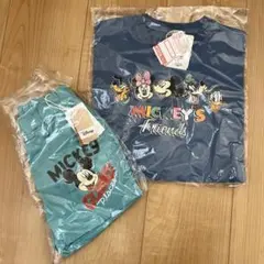 【新品】しまむら　リトシー　ディズニー　Tシャツ　ハーフパンツ　セット　90