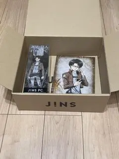 進撃の巨人 イ JINS PC クリアレンズ　リヴァイモデル　コラボレーション