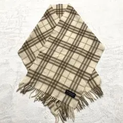 美品⭐︎ BURBERRY LONDON カシミヤ100％　大判　マフラー