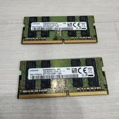 Samsung ノートPC用メモリ 16GB 2枚セット DDR4-3200 - メルカリ