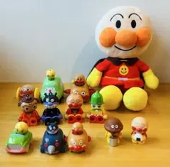 アンパンマン ぬいぐるみとフィギュアセット