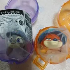 ズートピア2 ファッションリング ⭐ニック ・ワイルド　⭐ジュディ・ポップス