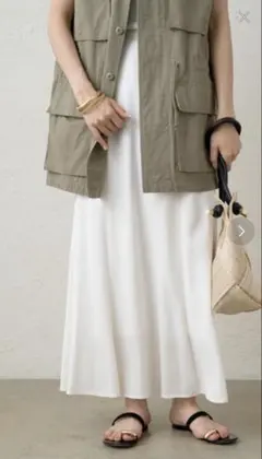 loungedressキュプラマーメイドスカート2